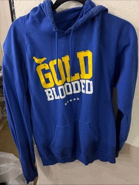 Gold Blooded Blue Pullover Hoodie